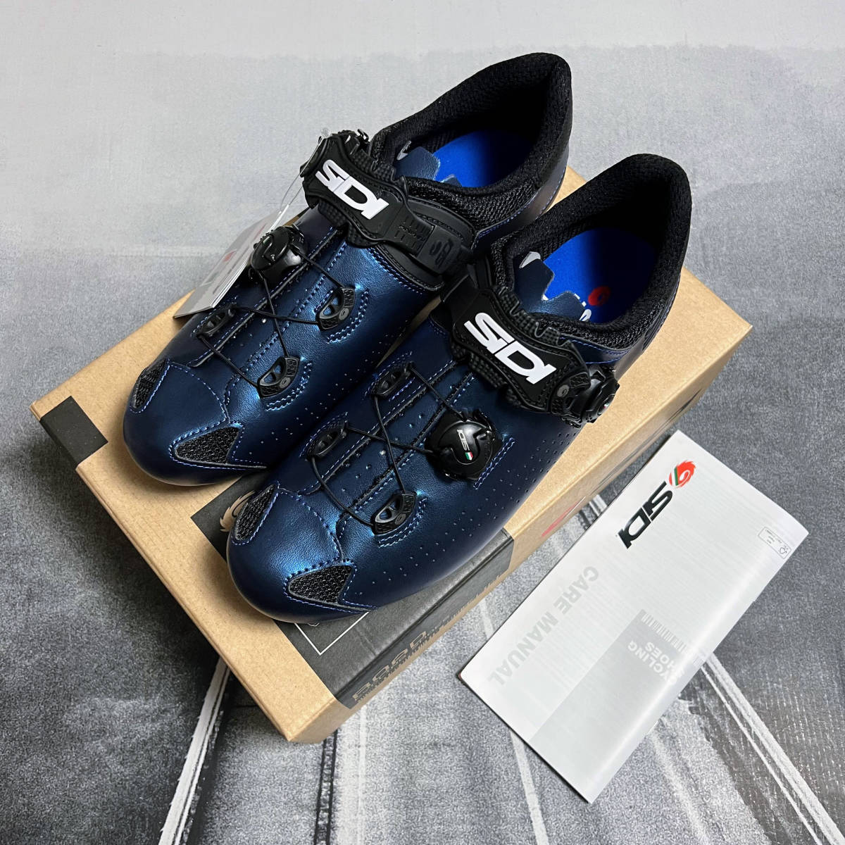 0 ) シディ GENIUS SIDI メタリックブルー Genius サイズ42