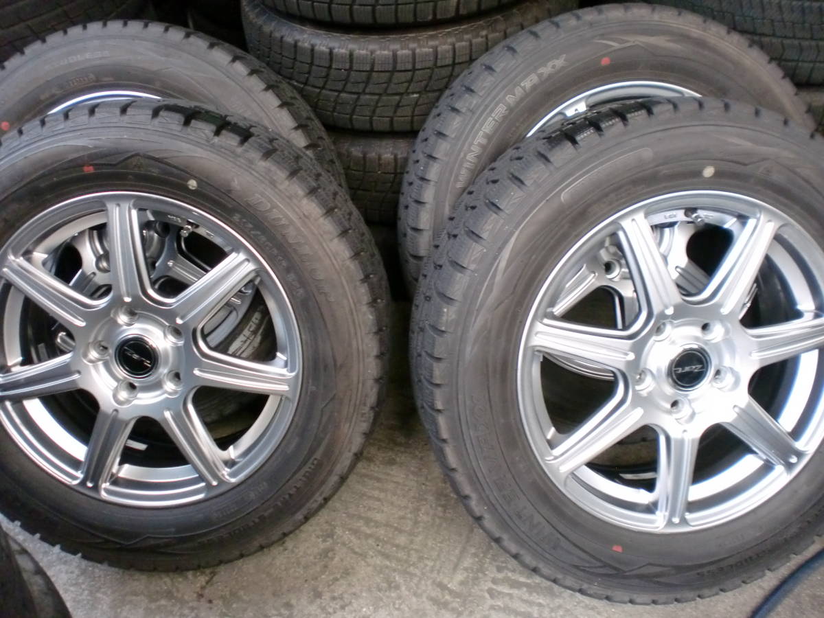 ZART 16×6.5 PCD114.3 +54☆深溝スタッドレス 215/60R16 4本＃オデッセイ