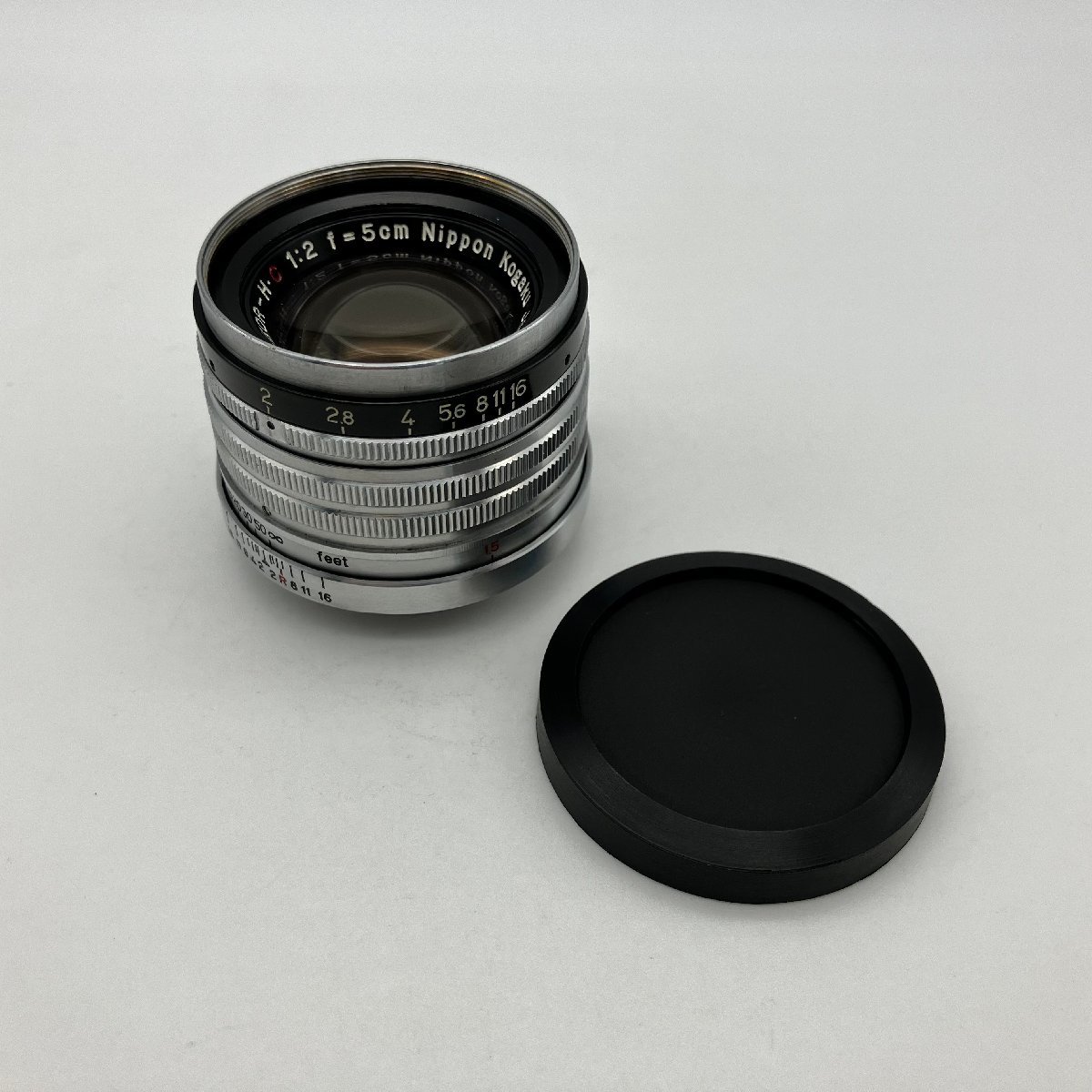 Nikon NIKKOR 5cm 50mm F2 黒帯 2287 NIKKOR-H・C 5cm f2 黒帯 ニッコール 50mm Nippon Kogaku Japan 日本