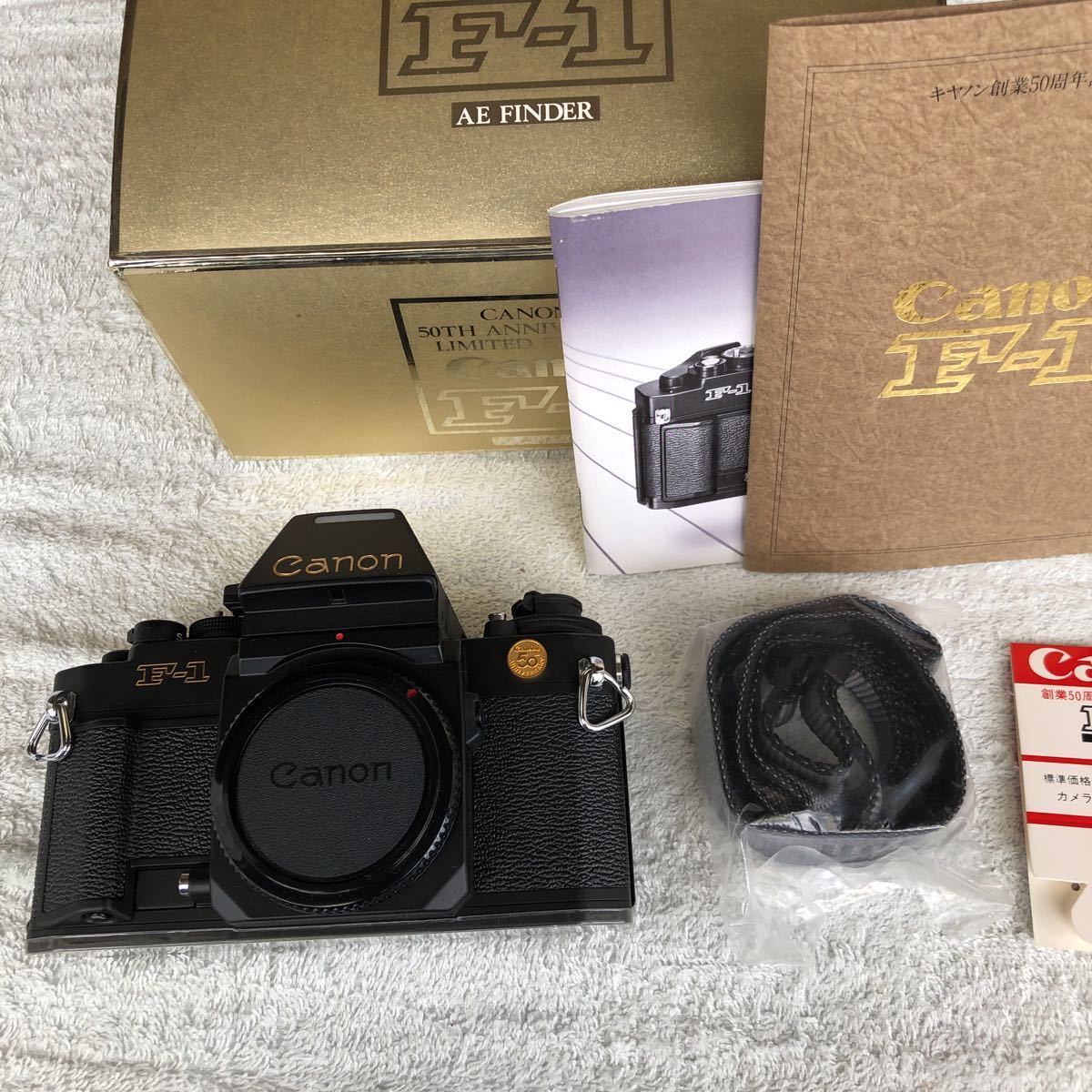 未使用品 Canon New F-1 50周年記念 AEファインダー 当オークションを