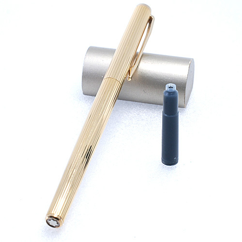 モンブラン/ノブレス ペン先 585 ゴールドカラー 万年筆/両用式 筆記