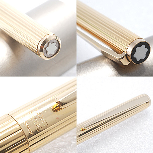 モンブラン/ノブレス ペン先 585 ゴールドカラー 万年筆/両用式 筆記