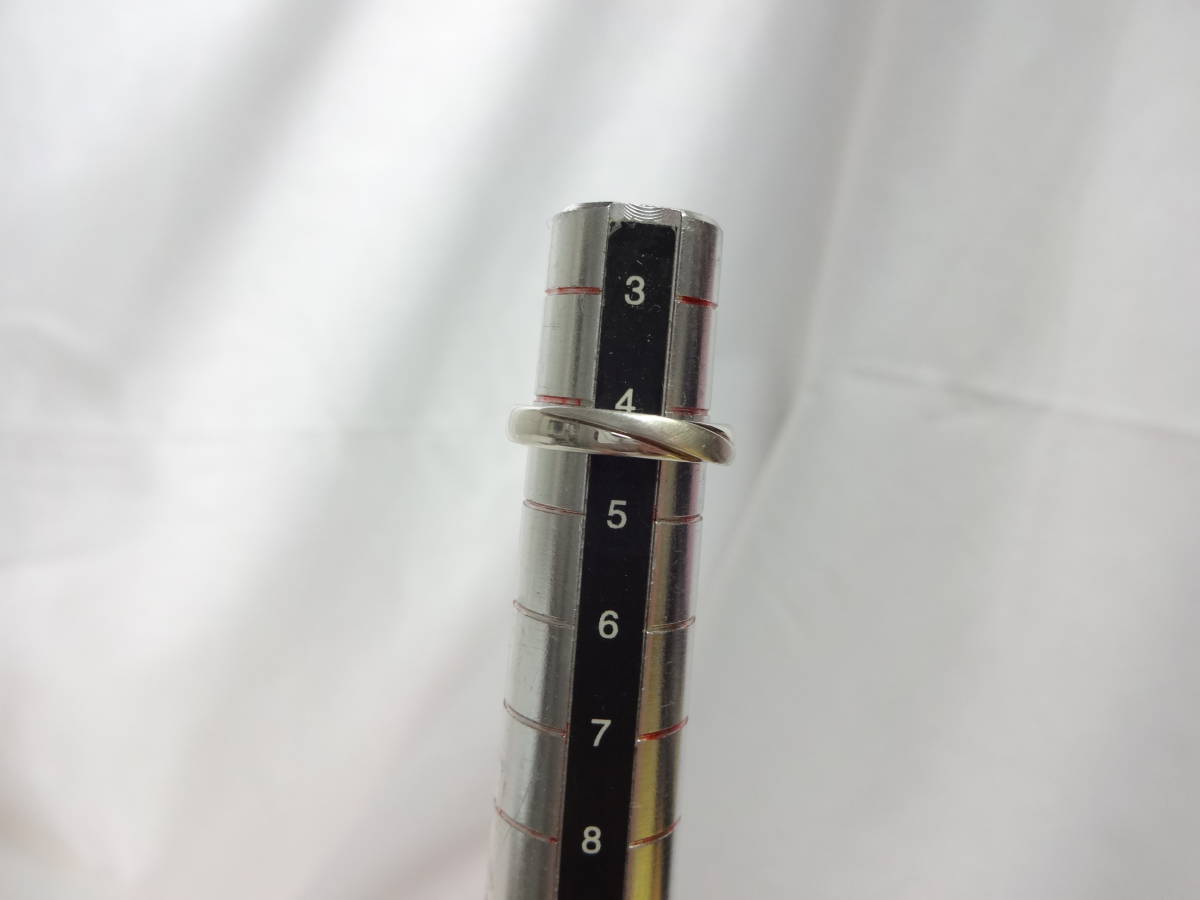 ４℃ ヨンドシー SILVER 刻印 リング 指輪 シルバー_10