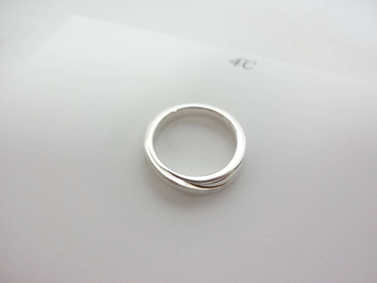 ４℃ ヨンドシー SILVER 刻印 リング 指輪 シルバー_3