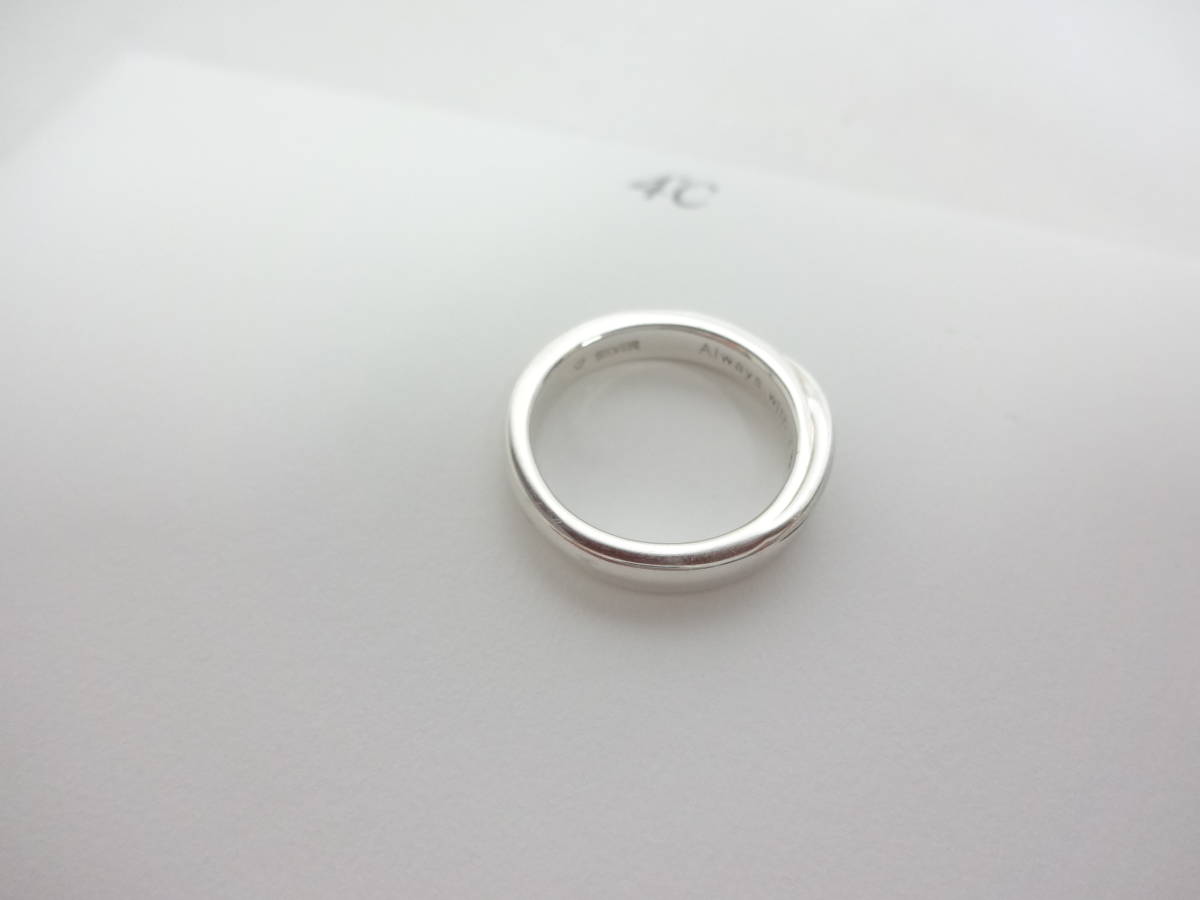 ４℃ ヨンドシー SILVER 刻印 リング 指輪 シルバー_4