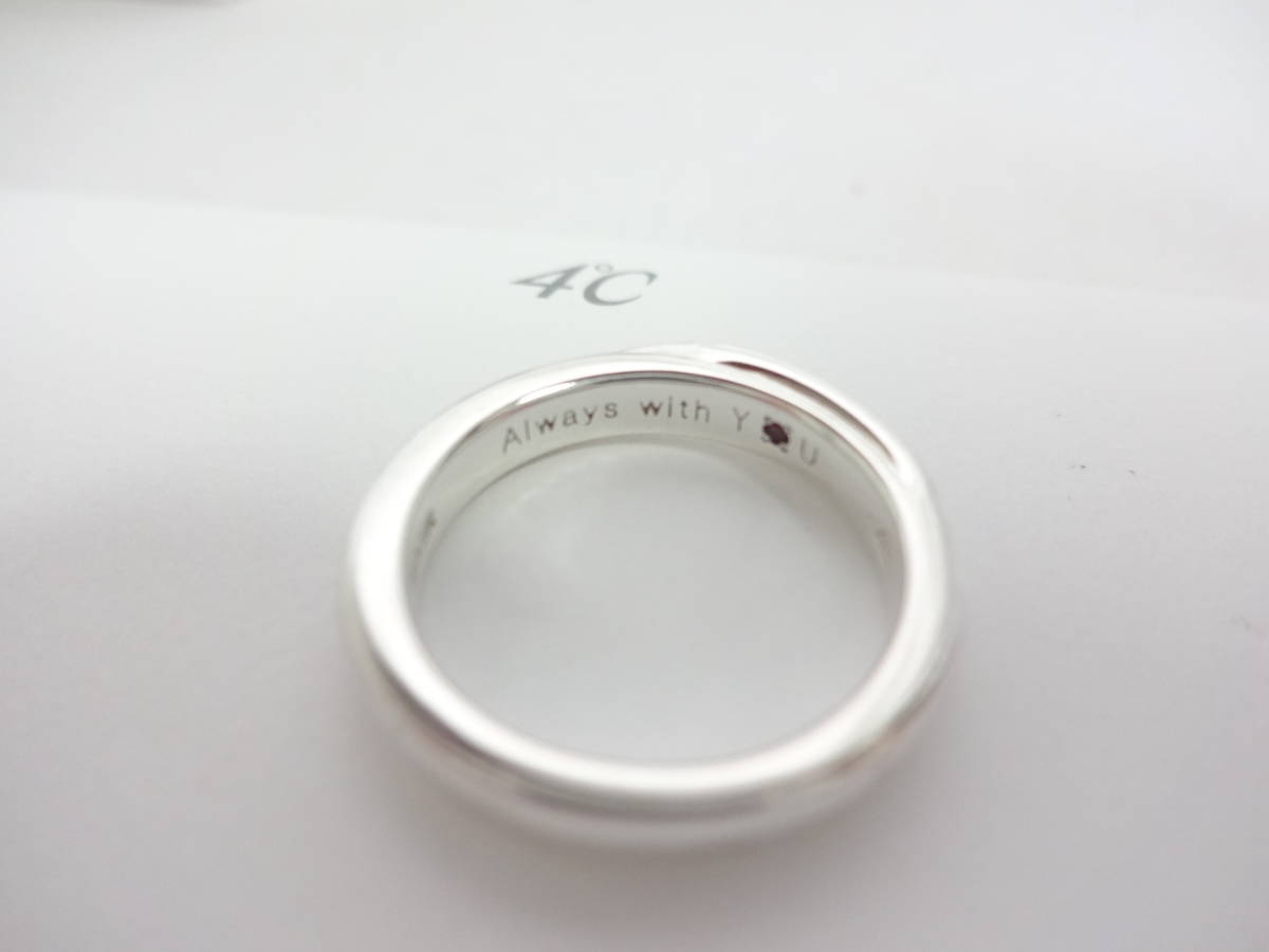 ４℃ ヨンドシー SILVER 刻印 リング 指輪 シルバー_7