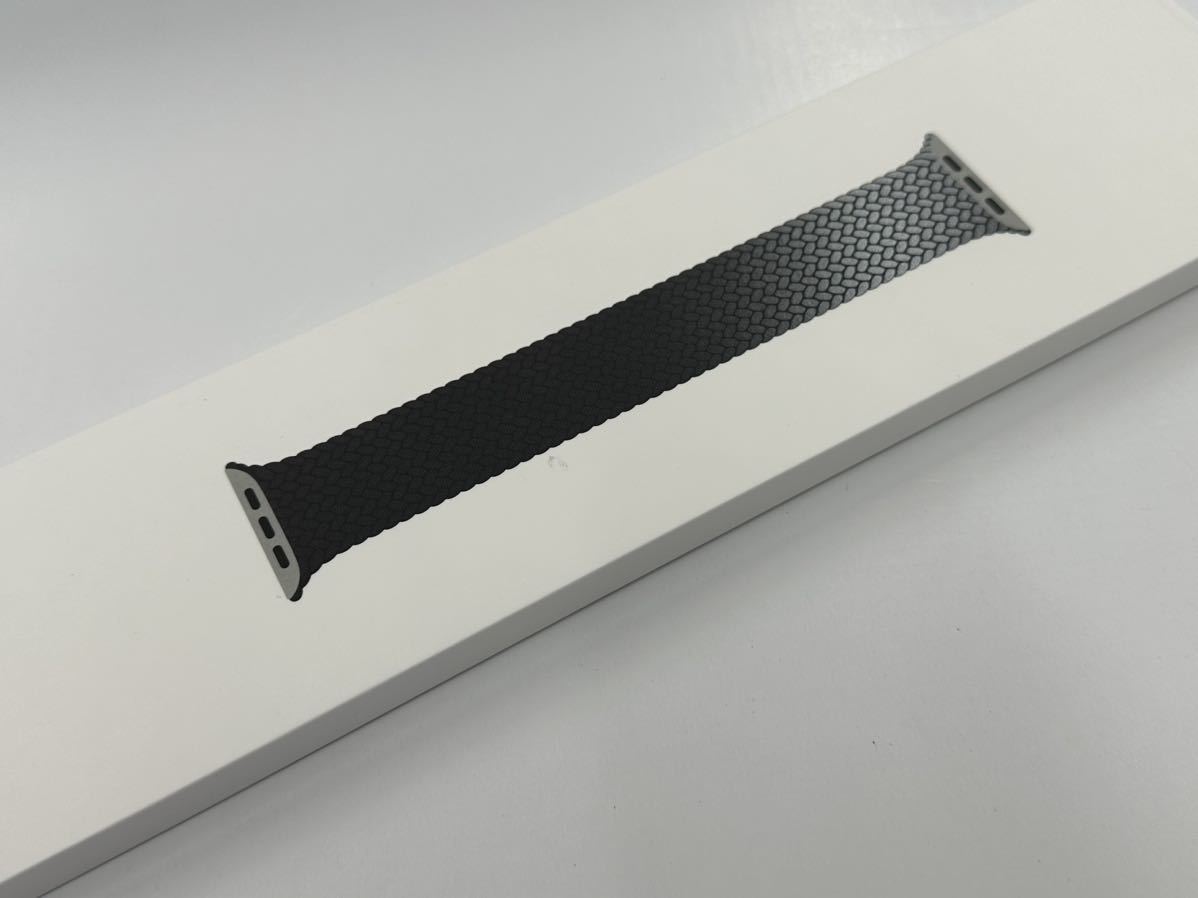 ☆即決 未使用 未開封 Apple watch 正規品 ミッドナイト ブレイデッドソロループ 41mm 40mm サイズ9 アップルウォッチ 純正品 115