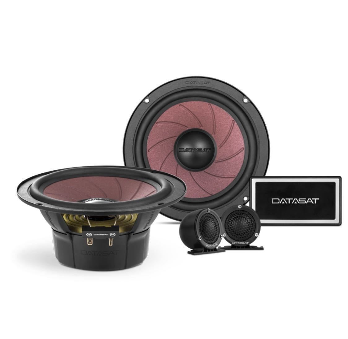 【保証付】【大好評！鬼コスパ！高音質】DATASAT DA625 2wayスピーカーセット 2wayコンポーネント(17cm ウーファー ツイーター)