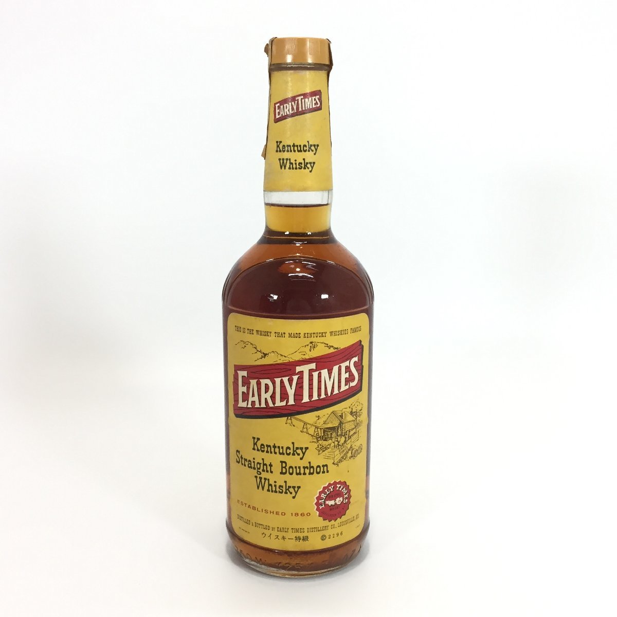 4059-80【 EARLY TIMES 】 アーリータイムズ バーボン ウイスキー 4年  