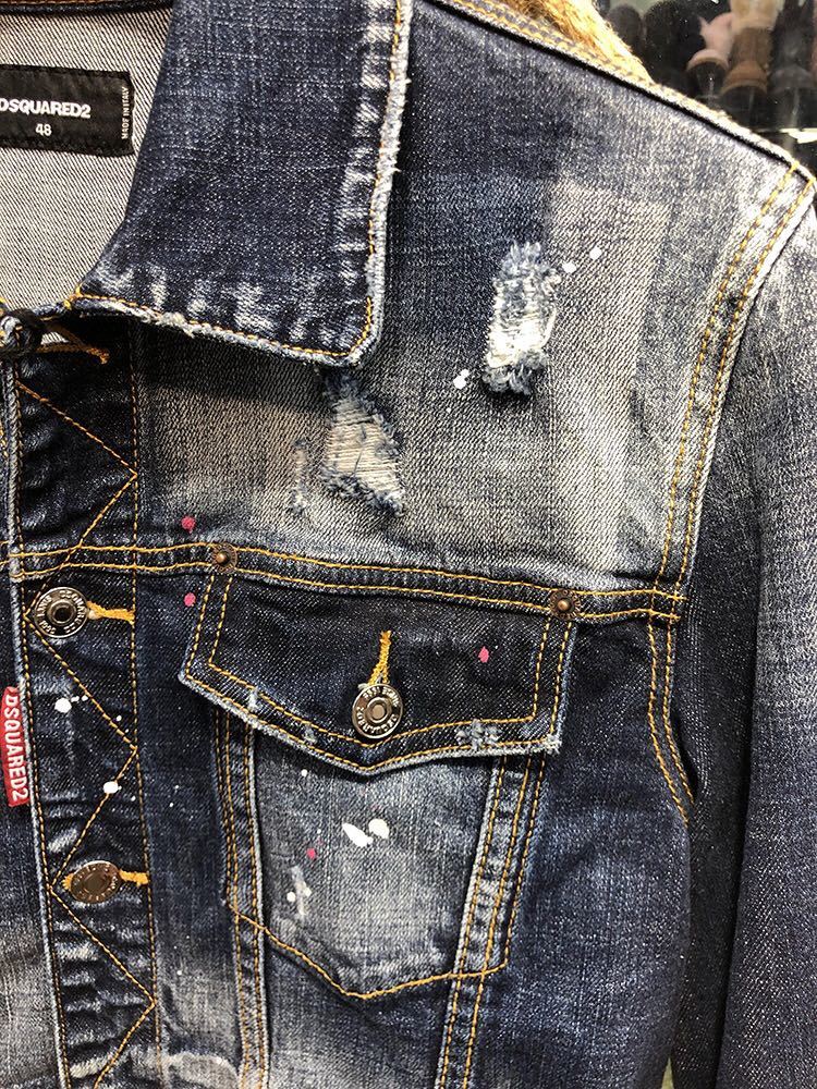 Dsquared2 ディースクエアード サイズ50 デニムジャケット Gジャン 
