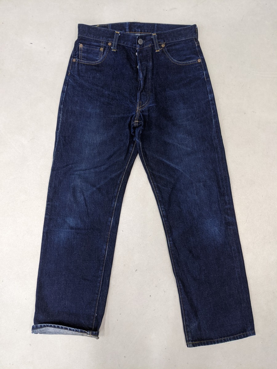 8．USA製 90s リーバイス 501XX 555刻印 バレンシア工場 BIGE 赤耳 