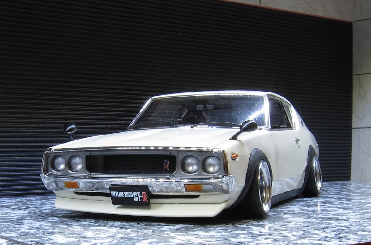 京商 1/18スカイラインGT−R ケンメリ KPGC110 ホワイト 京商 1/18 スカイラインGTR(ホワイト) ケンメリ