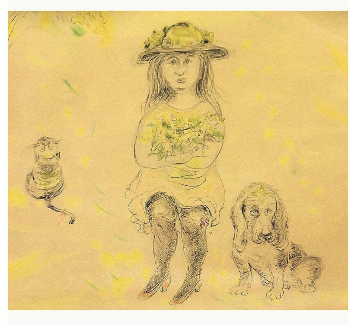 下着デザイナー 鴨居玲の姉 鴨居羊子「実りのヴィーナス」油彩10号
