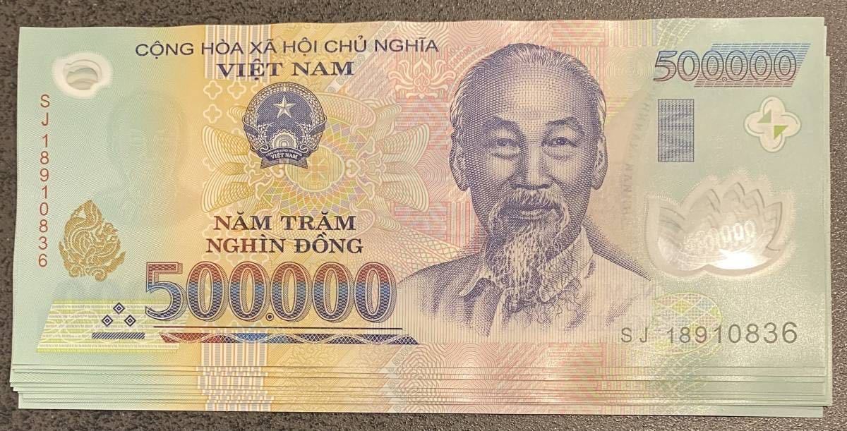 ベトナムドン 50万ドン(10枚) （ベトナムドン紙幣50万ドン×10枚500万  