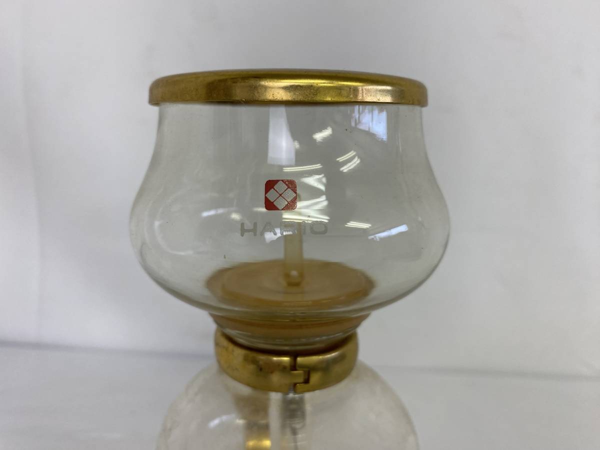 ① 現状品 ハリオ ミニフォン 金 コーヒーサイフォン 1人用 昭和レトロ 