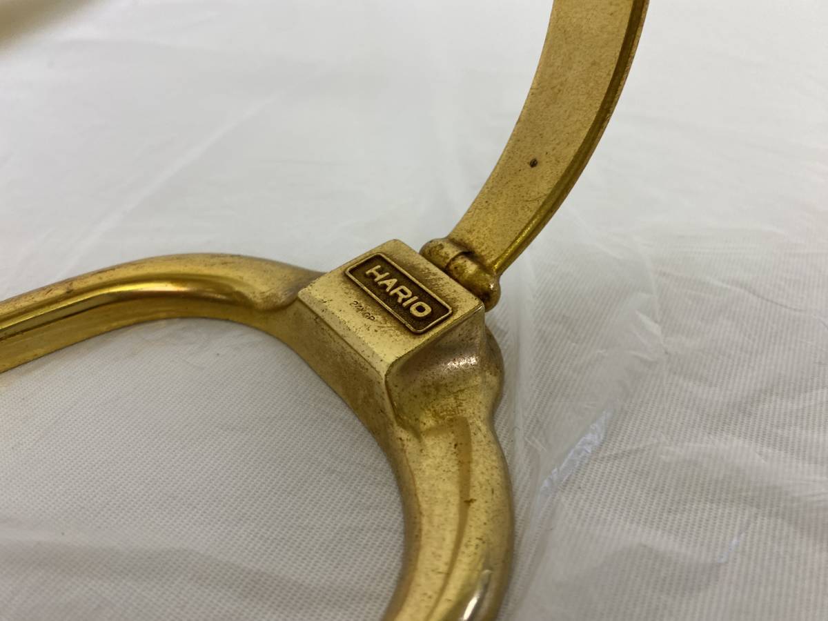 ① 現状品 ハリオ ミニフォン 金 コーヒーサイフォン 1人用 昭和レトロ 