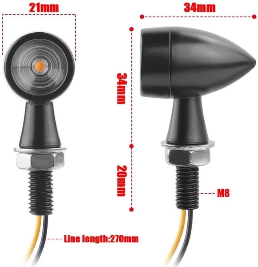 ミニLEDウインカー 極小 ケラーマンに迫る小ささ レブル 管121505