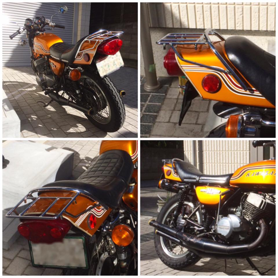 神鳴オリジナル 初期型MACH用 リアキャリア 250SS 350SS 400SS 750SS