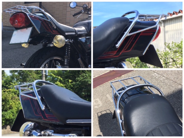 神鳴オリジナル 初期型MACH用 リアキャリア 250SS 350SS 400SS 750SS