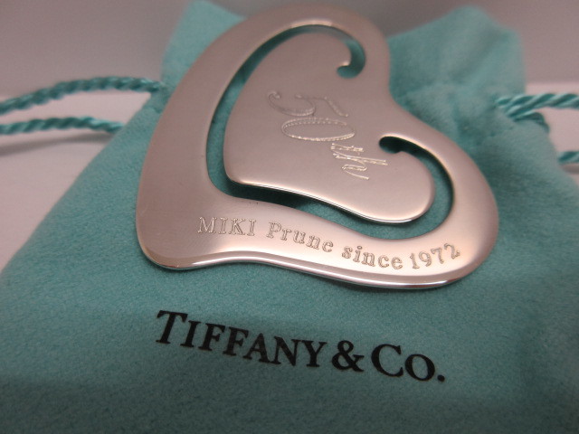 ブランド祭 未使用 美品 TIFFANY&Co. ティファニー ブックマーク 栞 