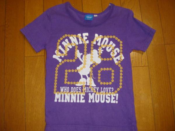 ディズニー ミニーの半袖tシャツ 紫 1 ライトオン 1 115 124cm 売買されたオークション情報 Yahooの商品情報をアーカイブ公開 オークファン Aucfan Com