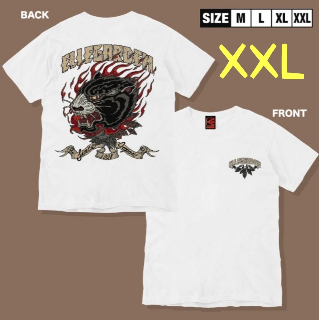 未使用】ELLEGARDEN Tシャツ 白/2XLサイズ