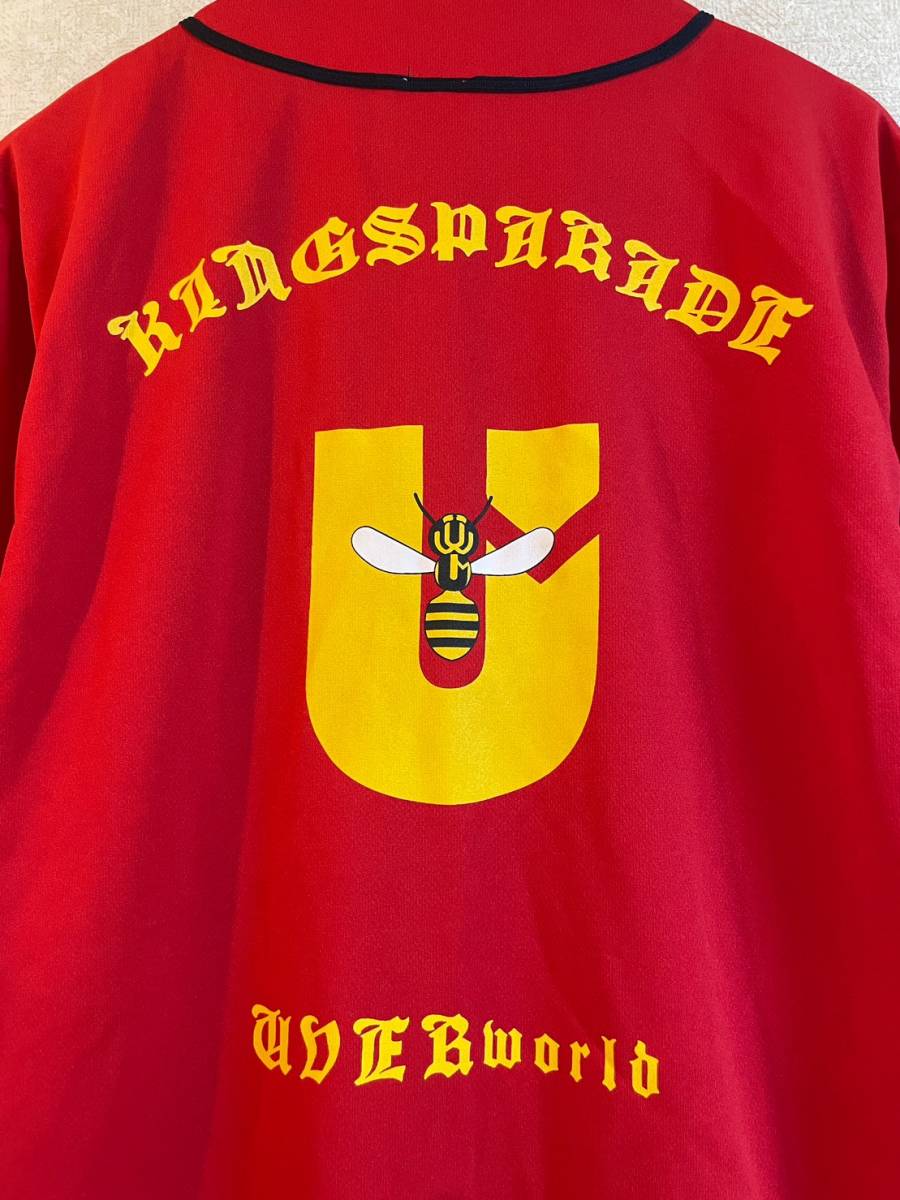 UVERworld（ウーバーワールド） ベースボールシャツ 半袖シャツ KING