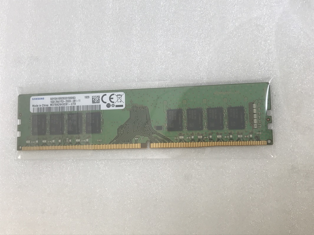 SAMSUNG PC4-2666V-UB1-11 16GB 1枚 DDR4デスクトップ用メモリ 288ピン