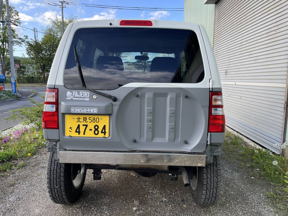 北海道 三菱 パジェロミニ 4WD ターボ アクティブフィールドED リフト