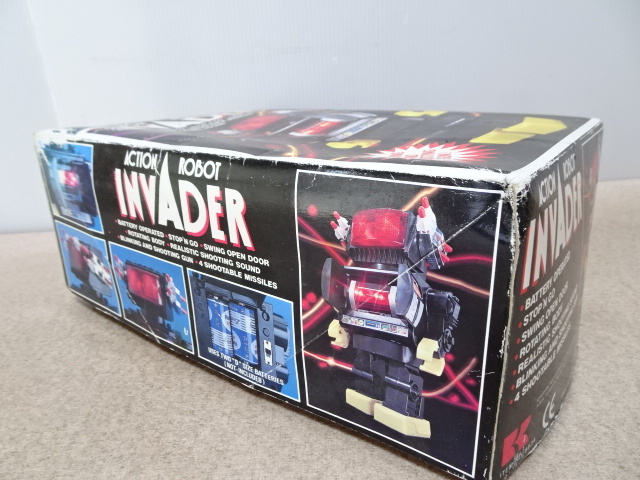 y 当時物☆INVADER ACTION ROBOT アクションロボット インベーダー 