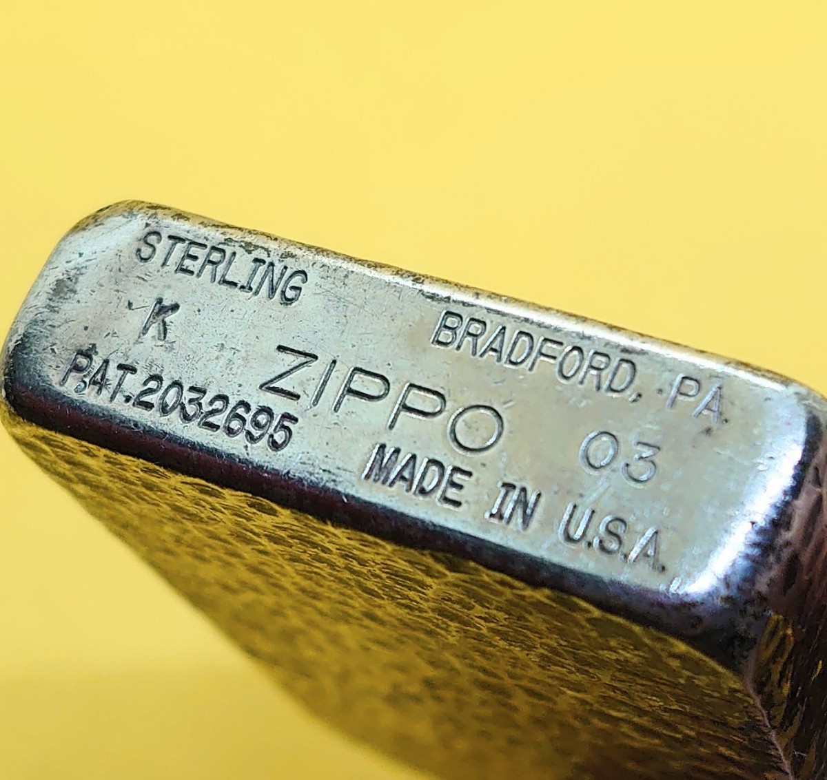 607【中古】スターリングシルバー ZIPPO STERLING ジッポーライター 