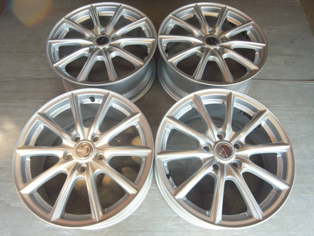 ヴェゼル レヴォーグ ノア ヴォクシー オデッセイ☆BS ECOFORME アルミホイール 17x7J 5-114.3 +53 ハブ73☆4本セット 30610 