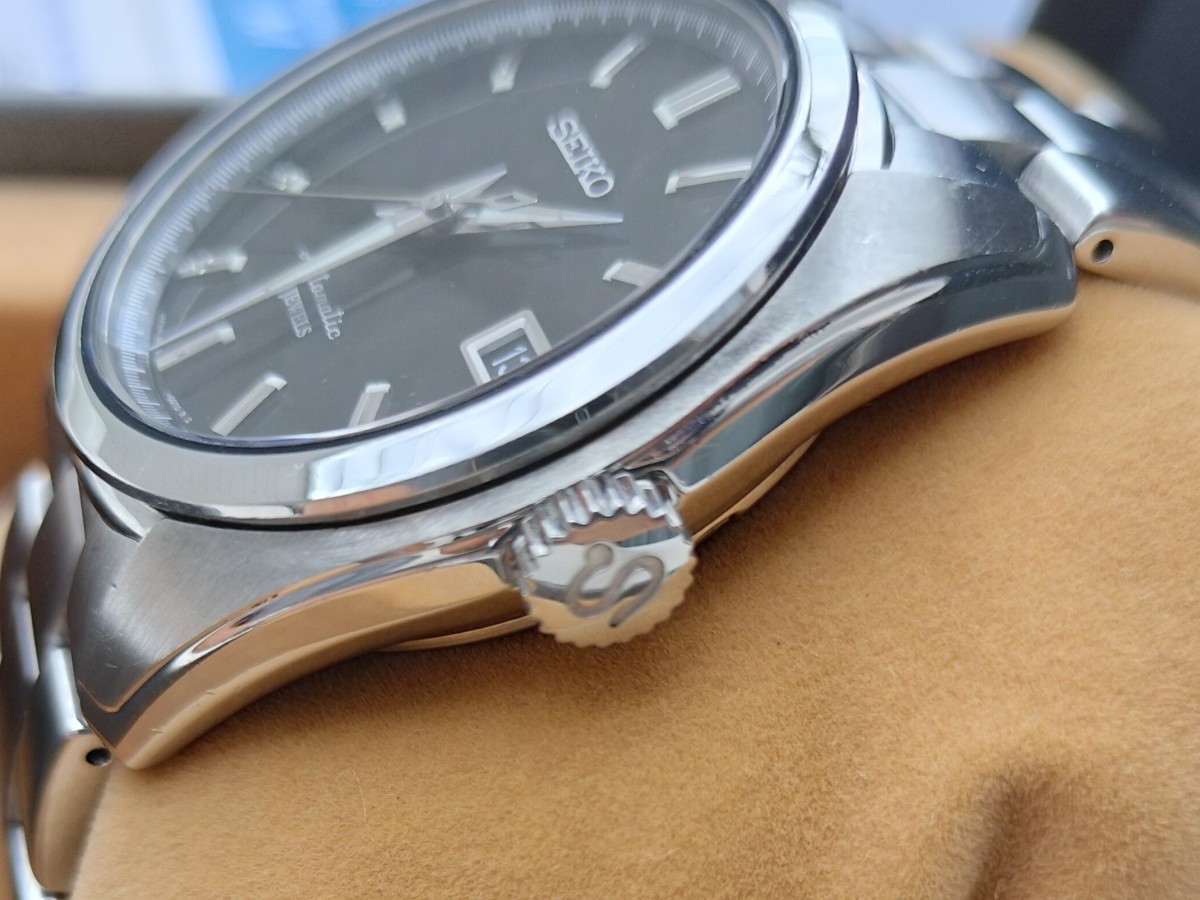 ☆美品 SEIKO メカニカル SARB033 自動巻き ブラックダイヤル cal.6R15 