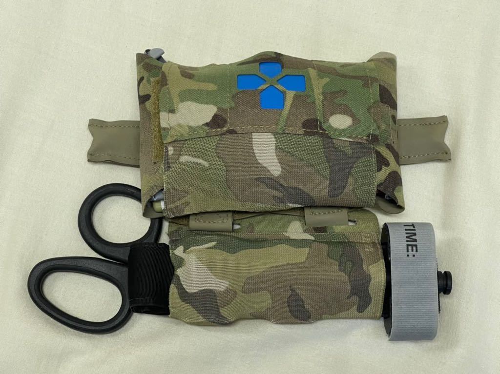 実物 マイクロトラウマキットナウ！ IFAK マルチカム MULTICAM ブルー 