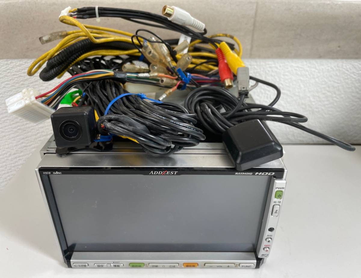 アゼスト MAX940HD HDDナビ バックカメラ 配線 ジャンク扱い(HDD