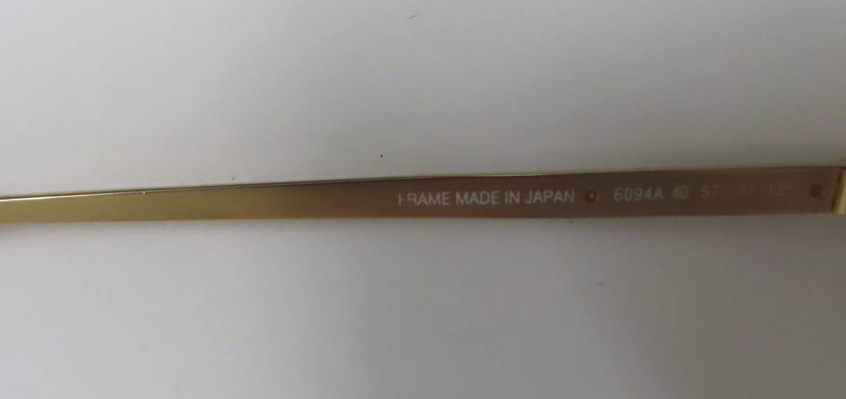69284 dunhill ダンヒル メガネ K18 18金 眼鏡 サングラス チタン 