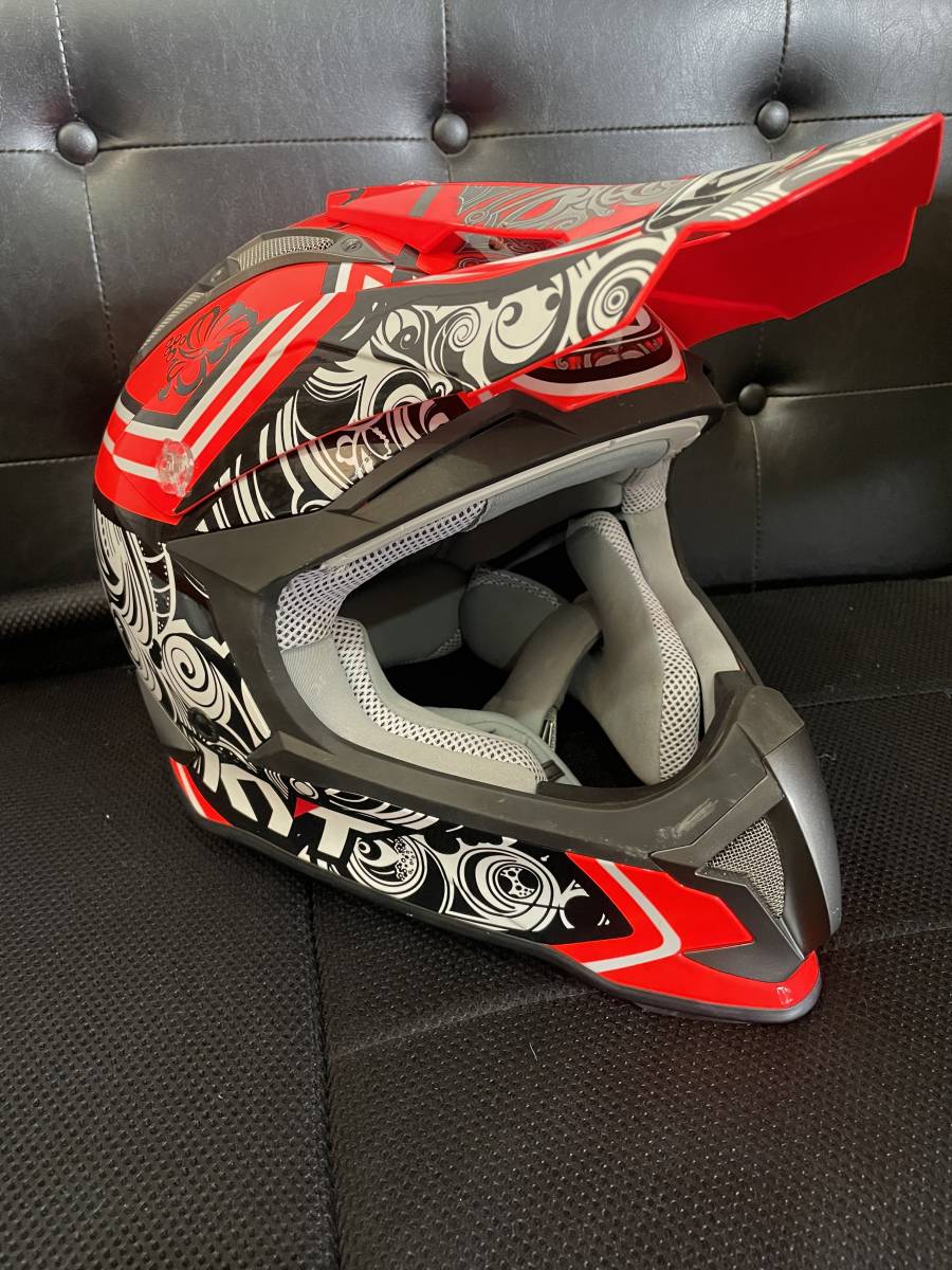KYT モトクロスヘルメット　サイズL MFJ公認