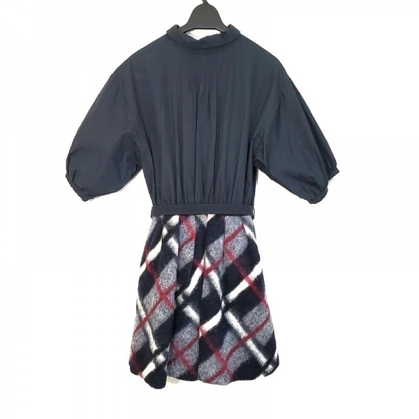 BURBERRY BLUE LABEL ネイビー テーラードジャケット バーバリーブルー 