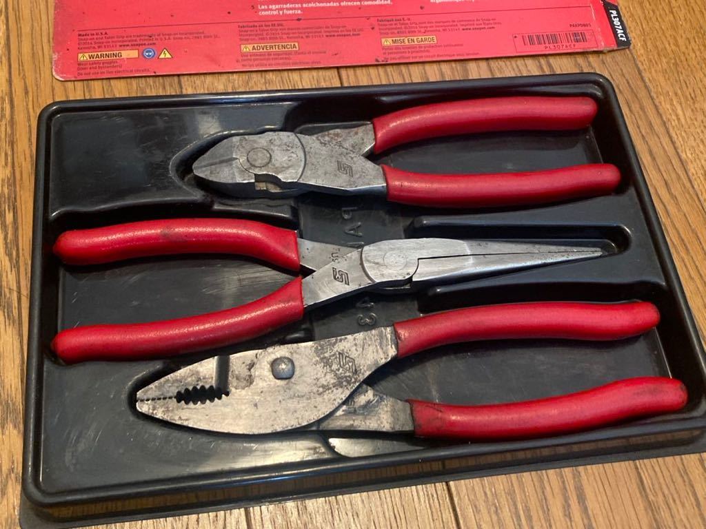 Snap-on スナップオン プライヤーセット PL307ACF 中古品