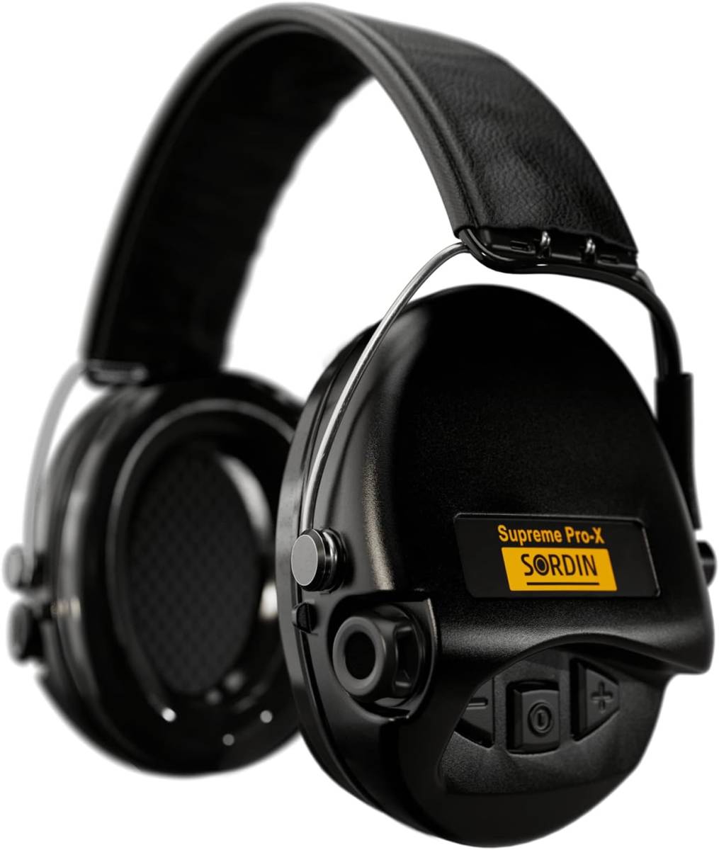 実物新品]Sordin Supreme PRO X 電子イヤーマフ ブラック アクティブ