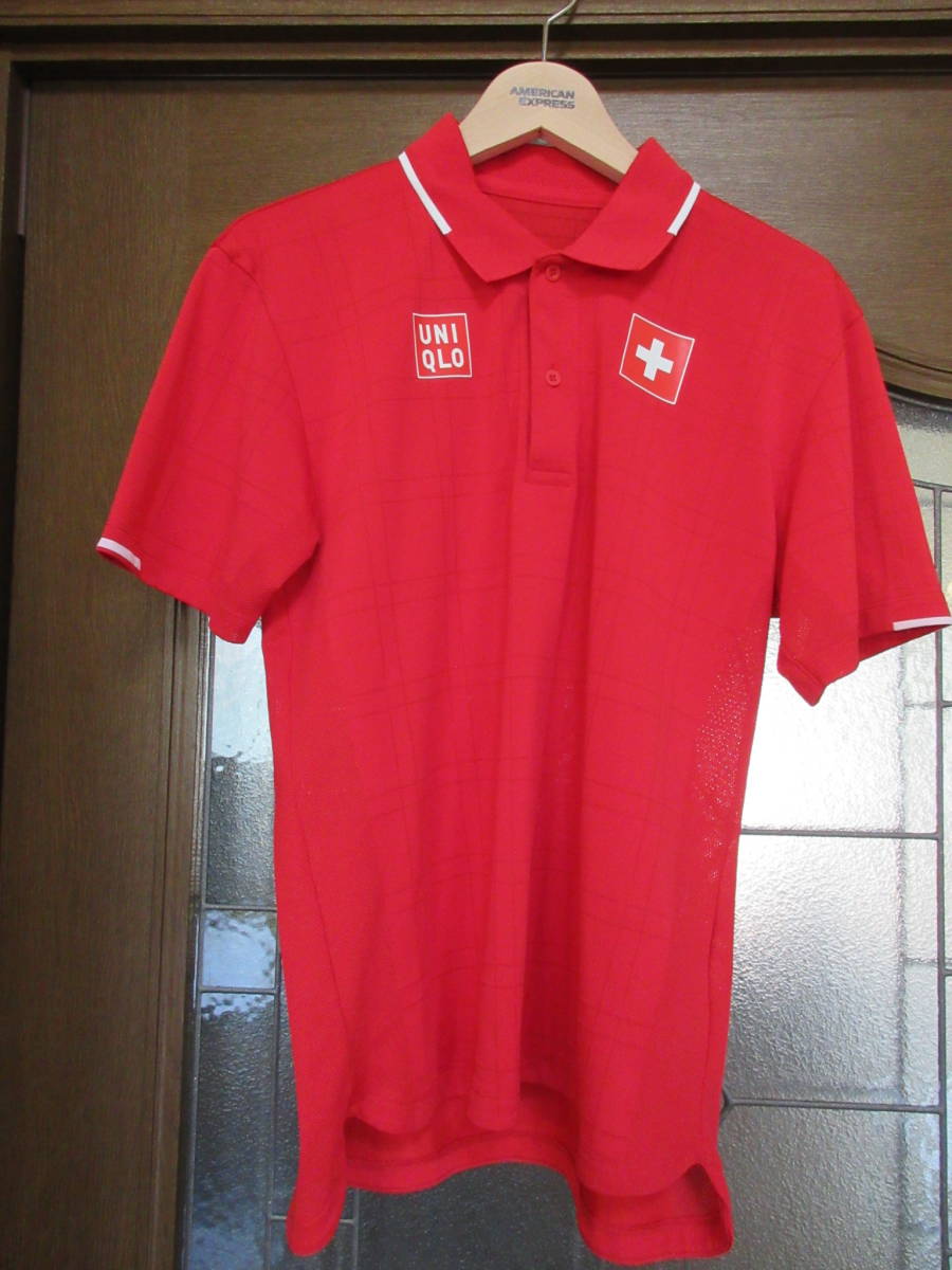中古・美品・ドライEX UNIQLO・ユニクロ・ポロシャツ・半袖・メンズM
