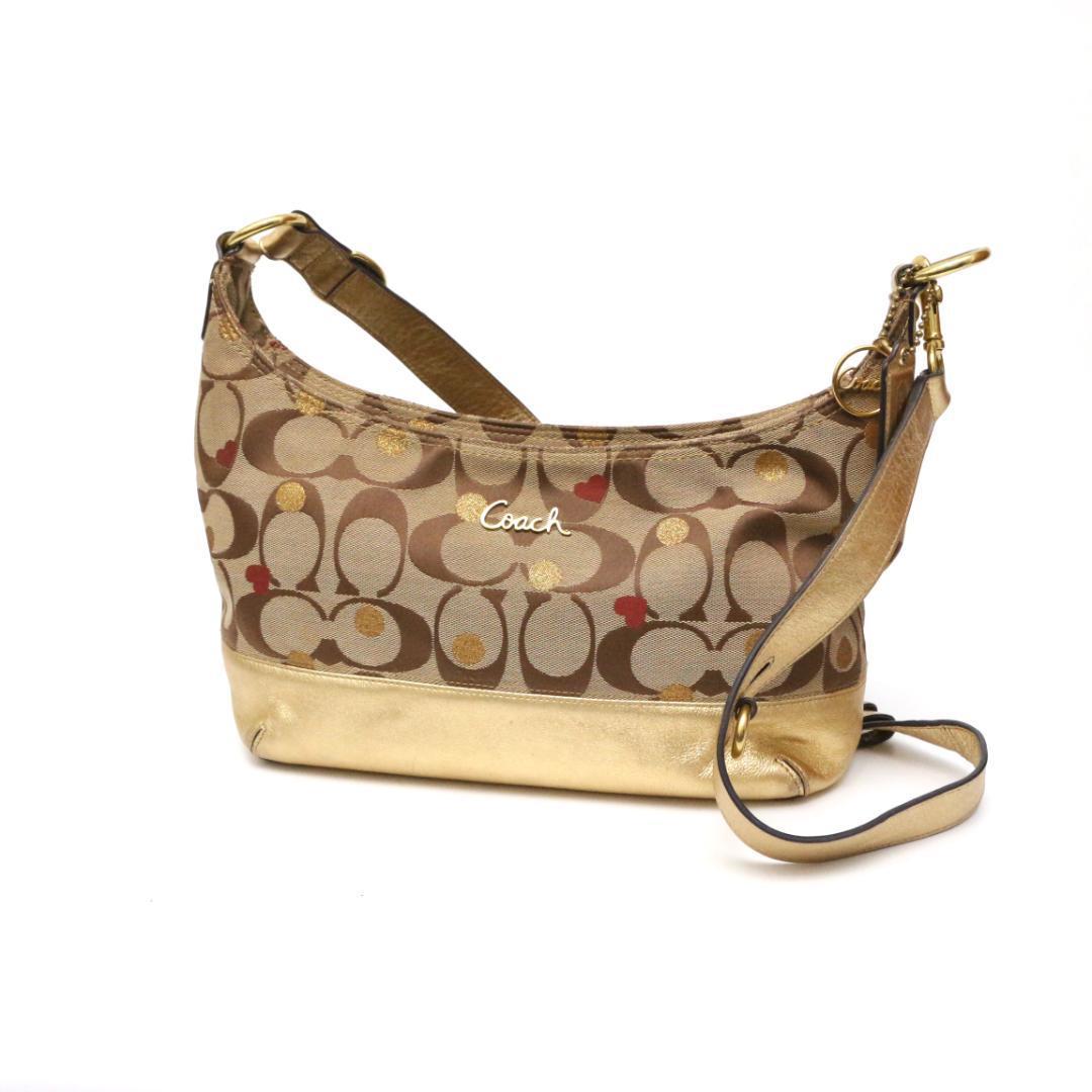 COACH コーチ ショルダーバッグ 肩掛け 18884 キャンバス シグネチャー 