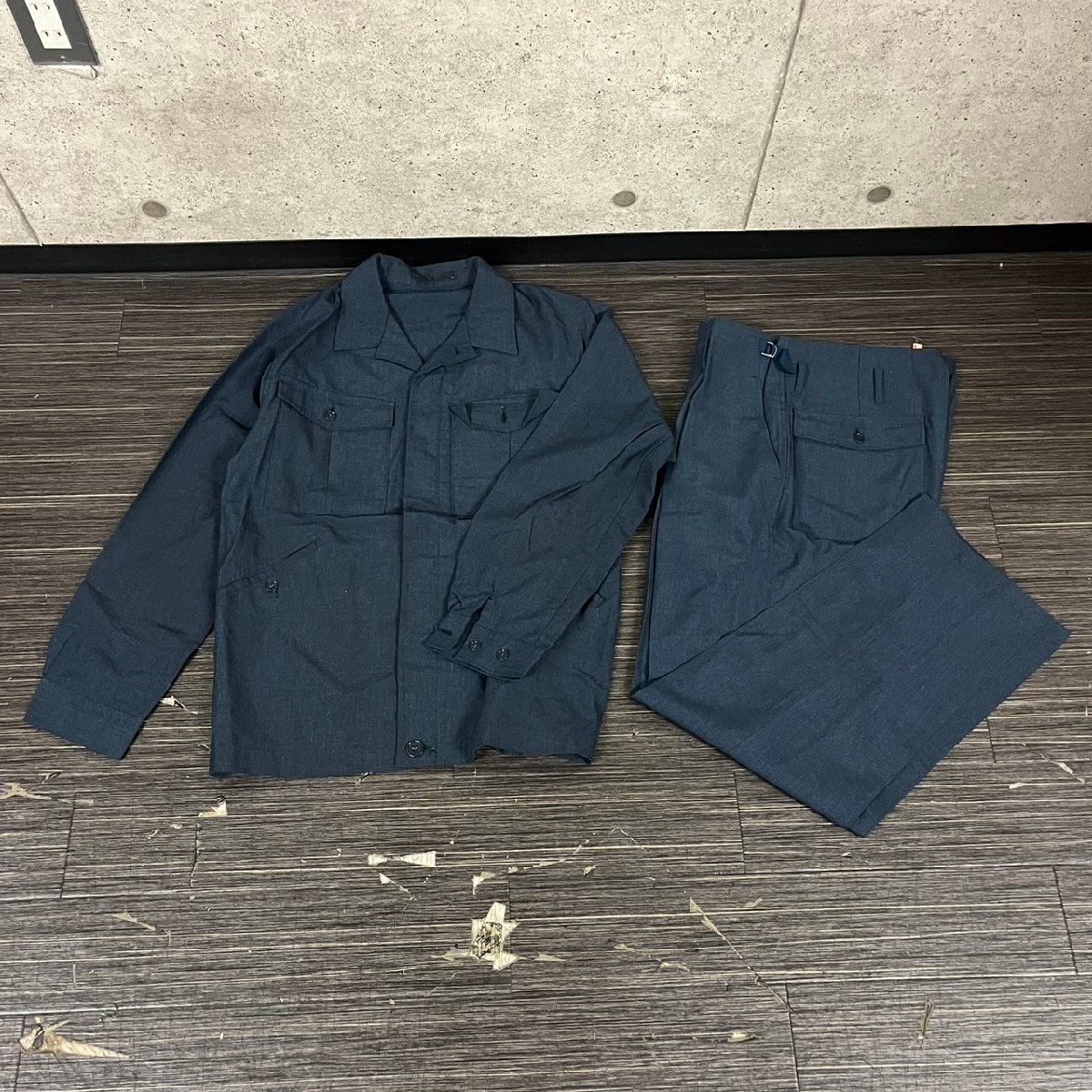 国鉄 制服 夏用 技術 上着 並1号+下 並2号 JNR