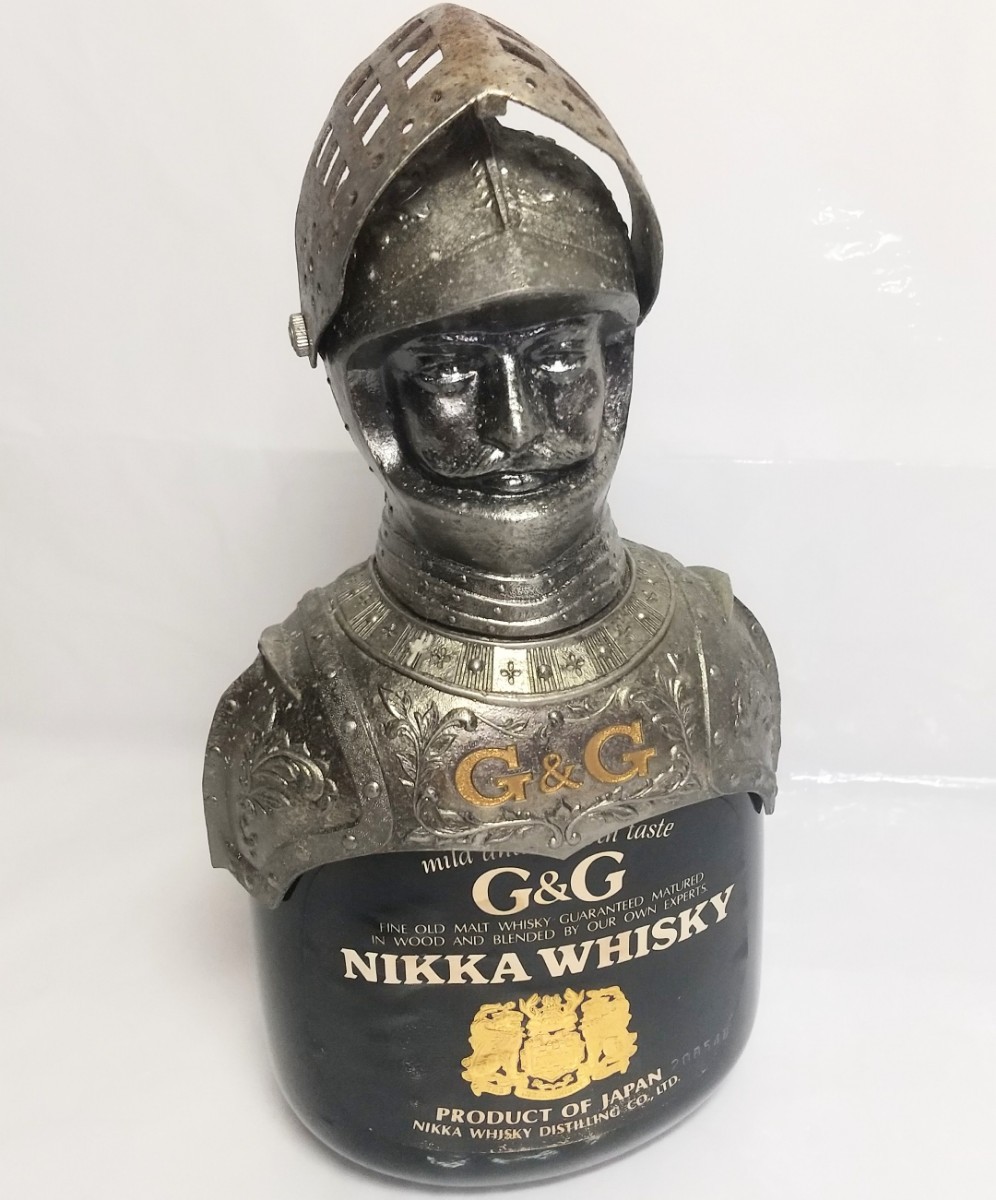 ニッカウイスキー G&G ボトルカバー 騎士 ニッカ 西洋甲冑 NIKKA 甲冑 