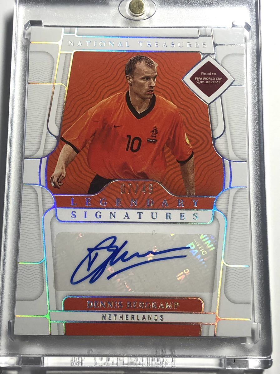 ベルカンプ【直筆サイン 49枚限定】 2022 PANINI National Treasures