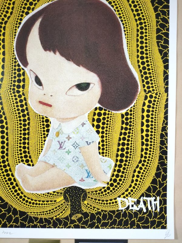 Death NYC A-14 世界限定 アートポスター 奈良美智 ロッタちゃん 草間