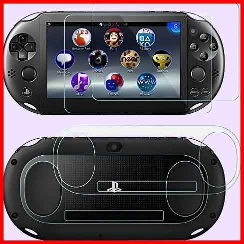 【数に限りあり！】 Sony PlayStation Vita 2000 用 保護フィルム AFUNTA Vita2000 トップLCD & ボトム ガラスフィルム_1