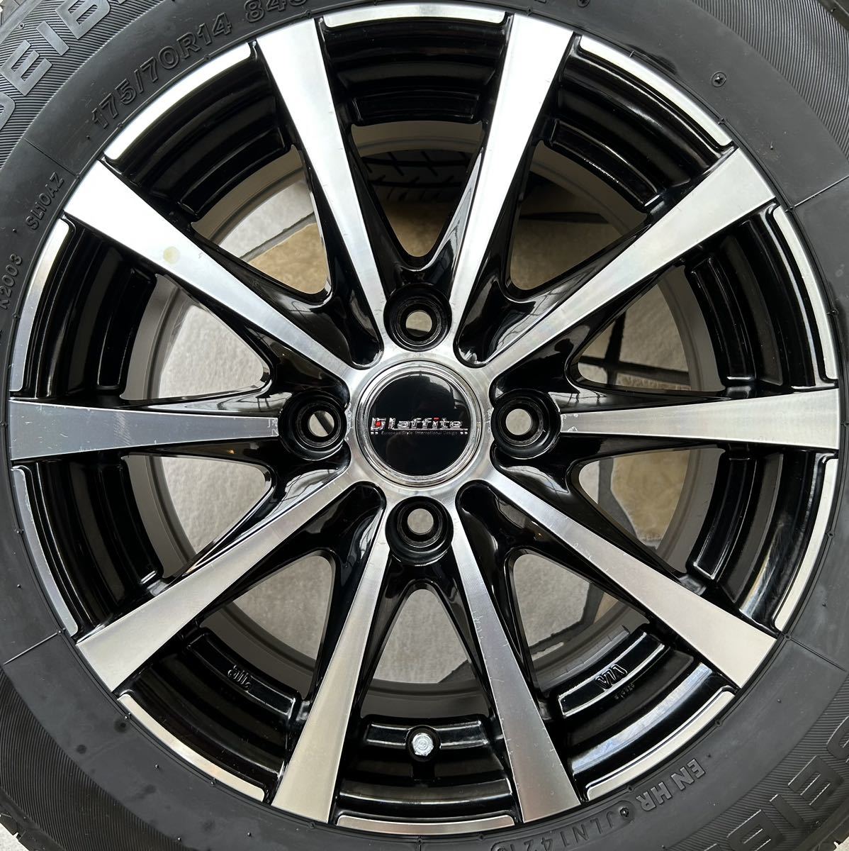 中古】14インチアルミホイール ヴィッツ、フィット、デミオ、マーチ