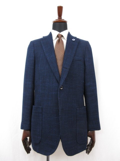 超美品【ONLY PREMIO オンリープレミオ】カノニコ生地 絹混 3ボタン段