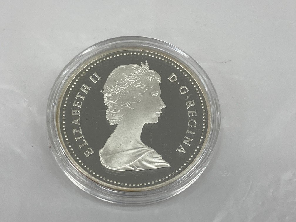 BFAP7040 CANADA DOLLAR カナダ 1587-1987 1ドル銀貨 プルーフ貨幣